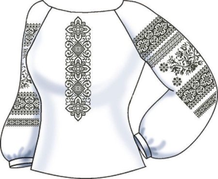 Вышиванка трафарет