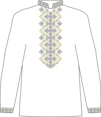 Орнамент для украинской мужской рубашки
