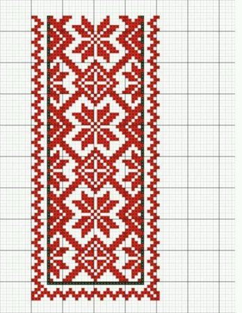Белорусская вышиванка схемы
