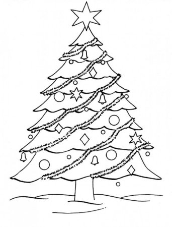 Новогодняя елка рисунок