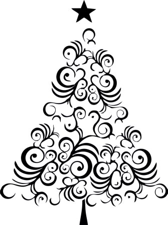 Стилизованная елочка