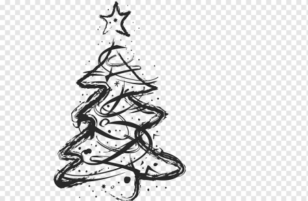 Елка раскраска