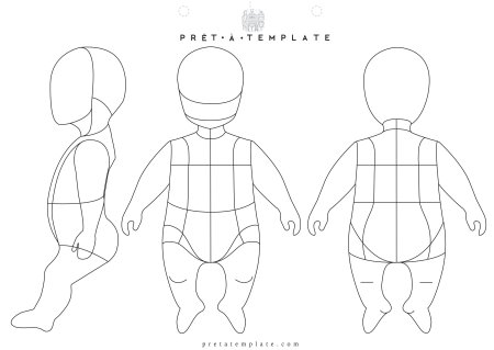 Эскиз фигуры ребенка
