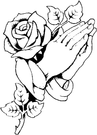 Раскраска роза тату