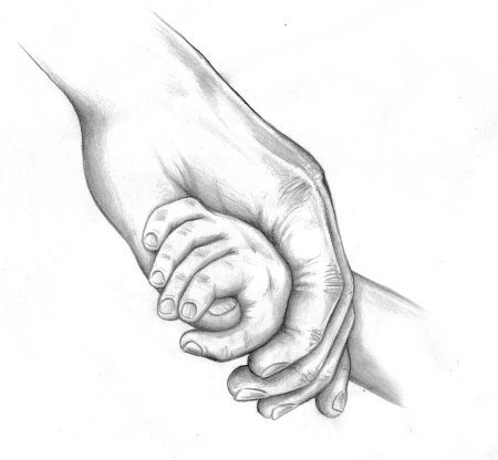 Эскизы тату на руку с ребенком