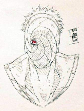 Обито скетч