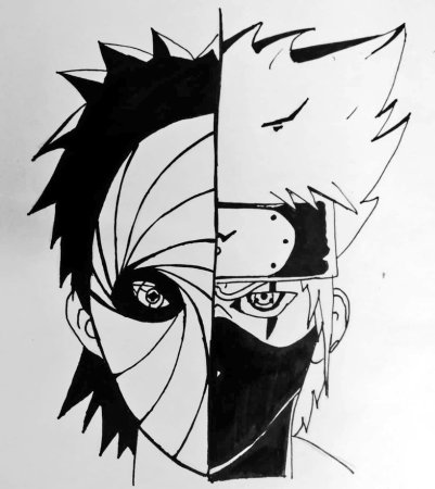 Obito рисовка