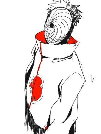 Тоби Учиха рисунок