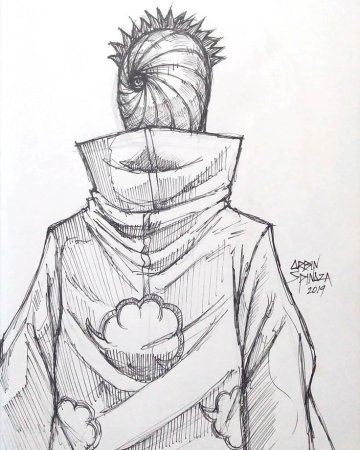 Обито скетч