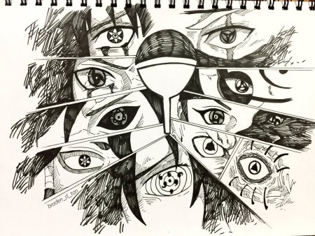 Манга Наруто Шаринган