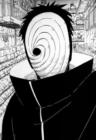 Моменты из манги Наруто Обито