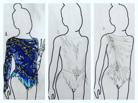 Купальник для рисования