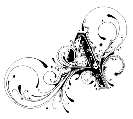 Красивые Узорчатые буквы