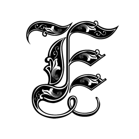 Готическая буква е