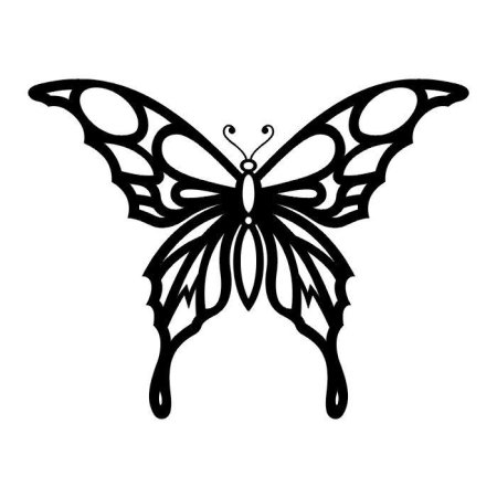 Трафарет бабочки для айсинга