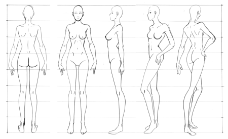 Эскиз фигуры для моделирования