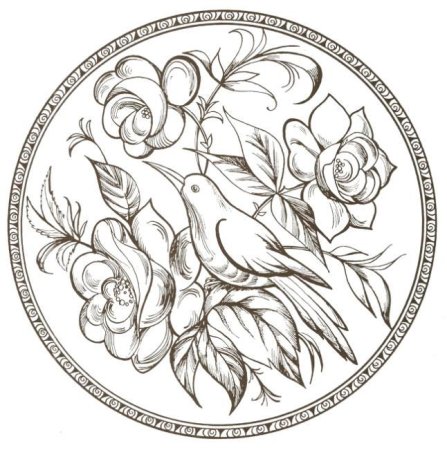 Эскизы для росписи