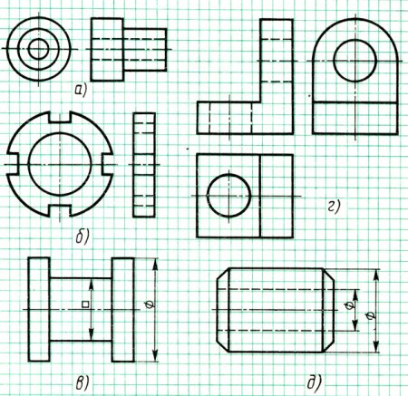 Технический рисунок черчение