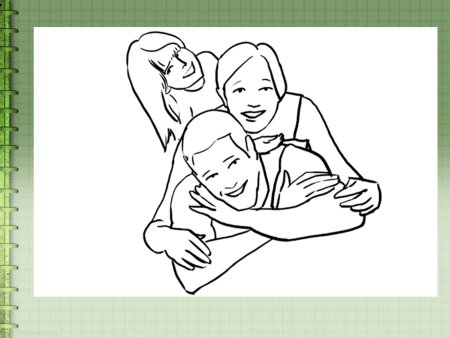 Семья рисунок карандашом