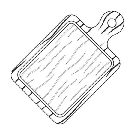 Разделочная доска вектор