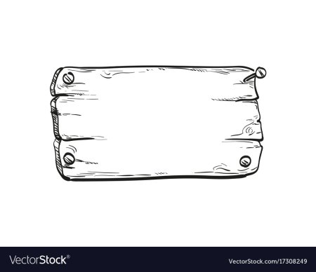 Эскиз деревянной таблички