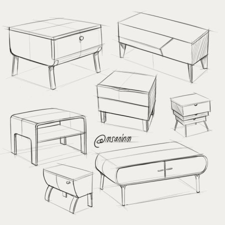 Эскизы мебели