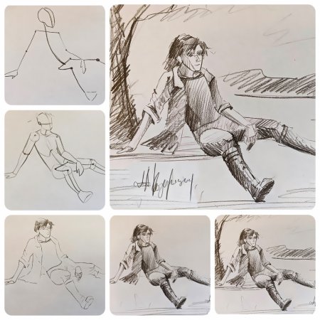 Наброски людей