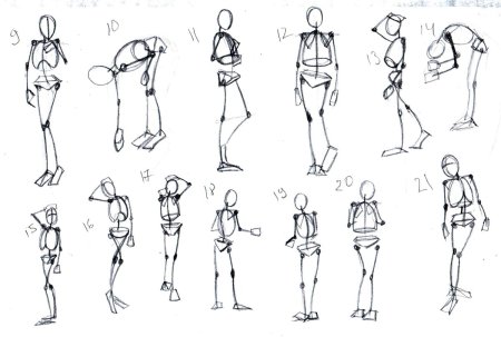 Наброски фигуры