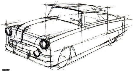 Автомобили в угловой перспективе