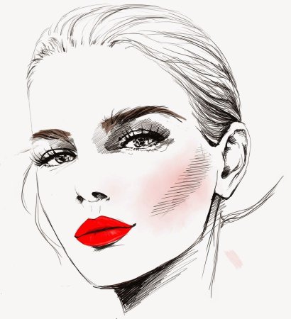 Эскиз лица