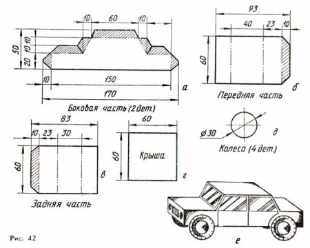 Конструирование из бумаги мебель подготовительная группа