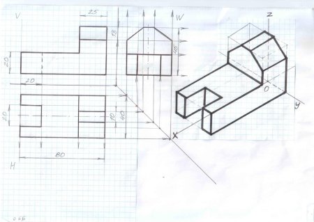 Чертеж коробочки из тонколистового металла
