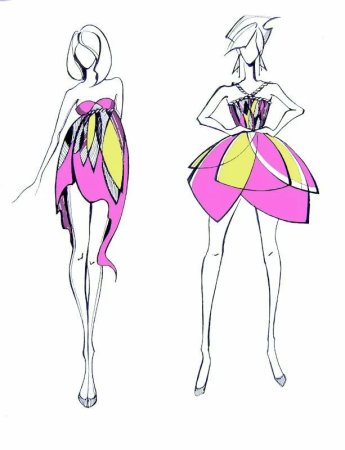 Уроки рисования одежды для дизайнеров