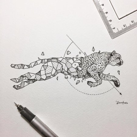 Kerby Rosanes геометрические животные