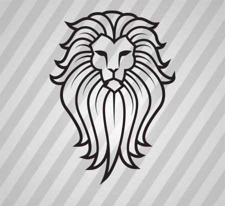 Стилизованная голова Льва