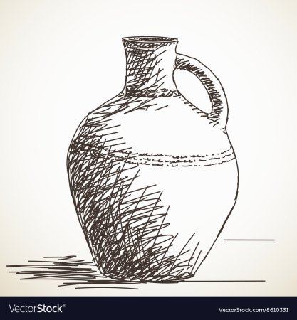 Кувшин набросок