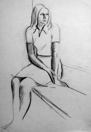 Наброски людей с натуры