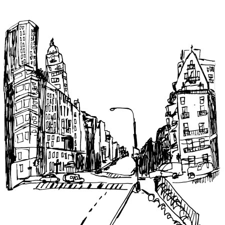 Город рисунок