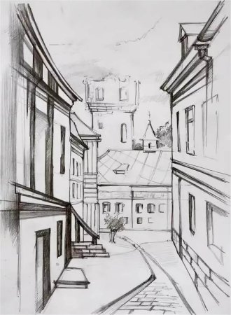 Зарисовки городского пейзажа