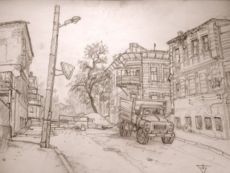 Город карандашом