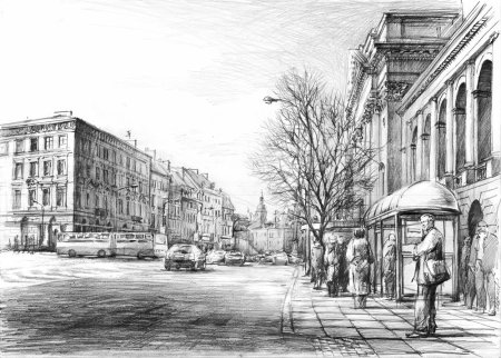 Зарисовки городского пейзажа