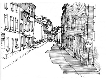 Зарисовки городского пейзажа