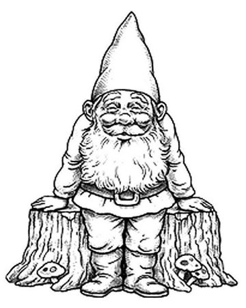Гном рисунок