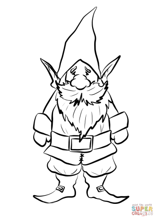 Гном рисунок