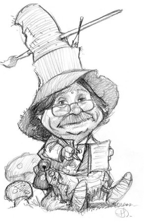 Лепрекон рисунок Жан Батист Монж