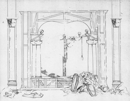 Наброски декораций