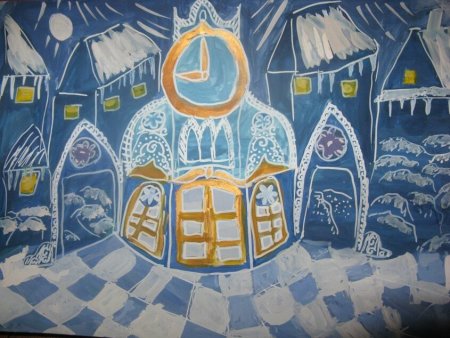 Декорации к спектаклю Снежная Королева