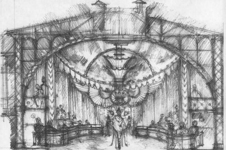 Эскиз театральной декорации