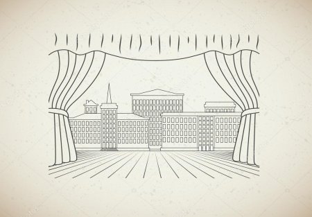 Театр рисунок