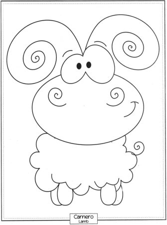 Трафарет для витража для детей